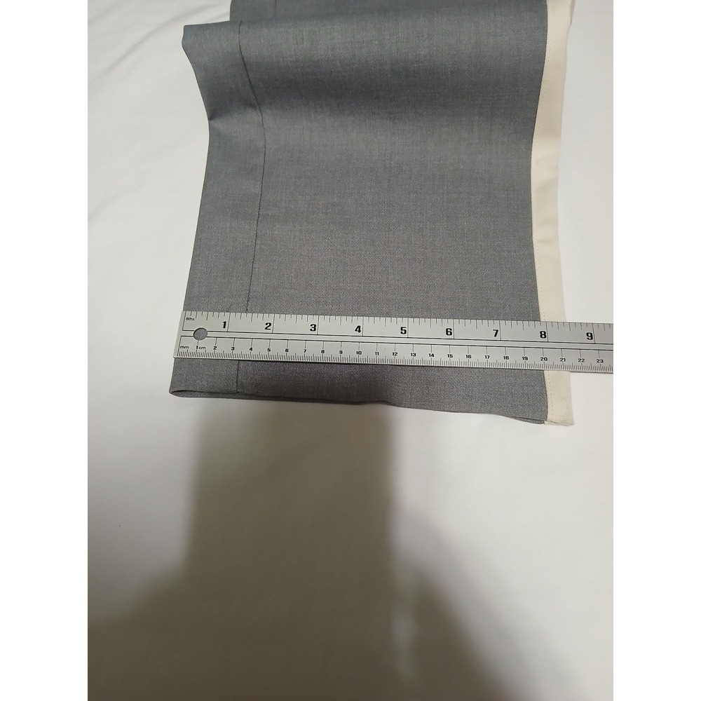 Abercrombie & Fitch Grey Side Stripe Wide Leg Trousers Pants XSL X-Small Long - Picture 11 of 11